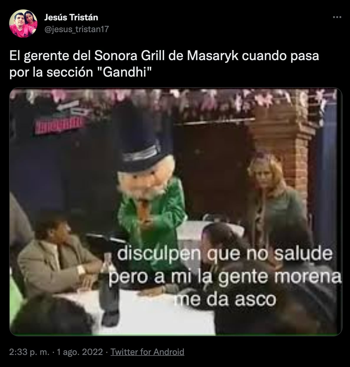Con memes se burlan de Sonora Grill Prime y las denuncias de racismo y discriminación en su contra