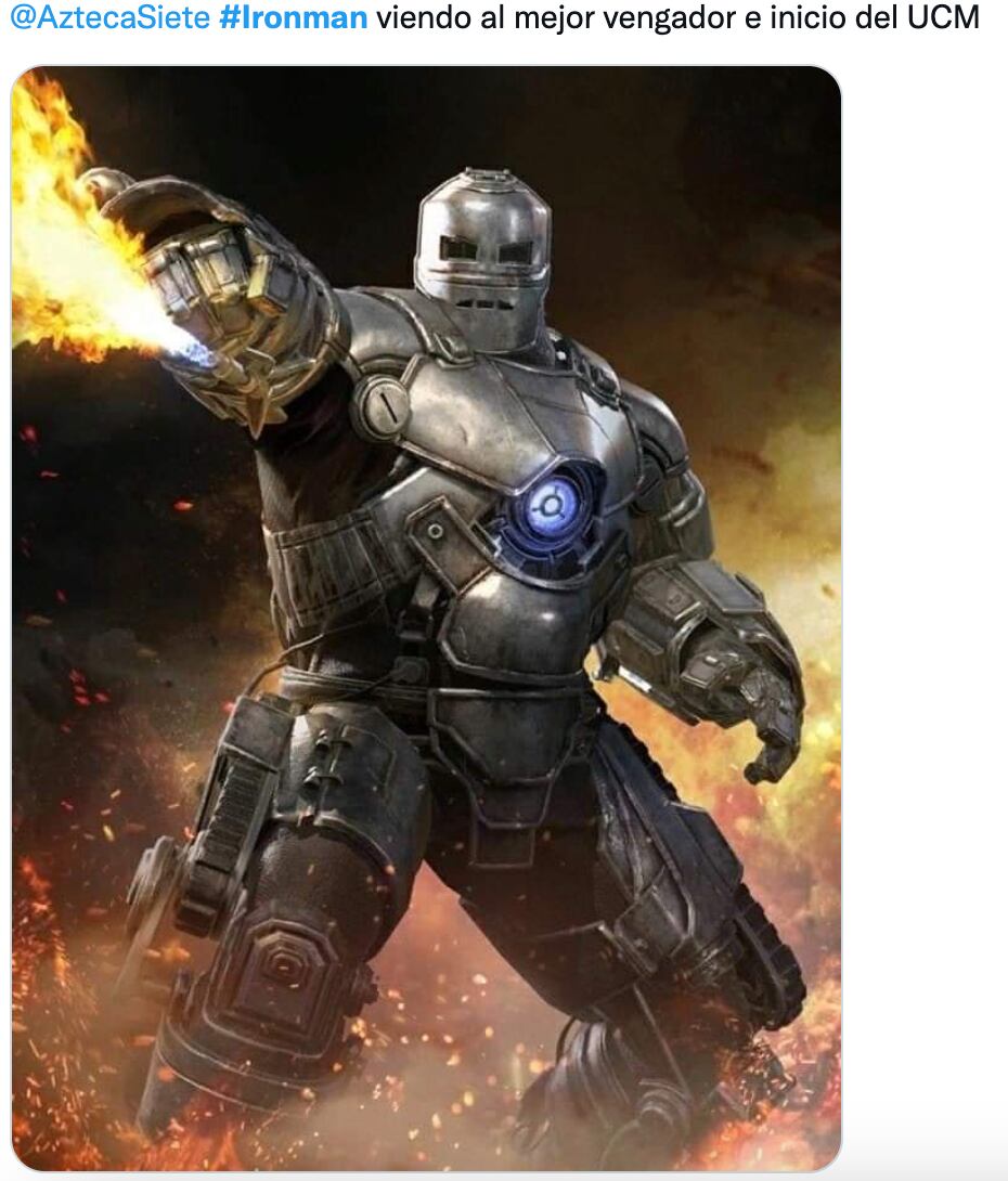 Memes tunden estreno de Iron Man en Azteca 7