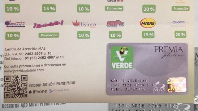 Algunas de las empresas que aceptan los descuentos del Verde.