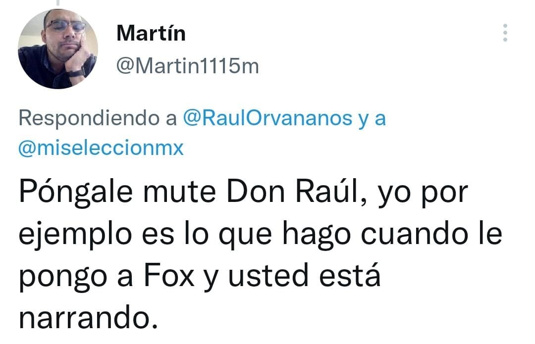 Respuesta a Raúl Orvañanos