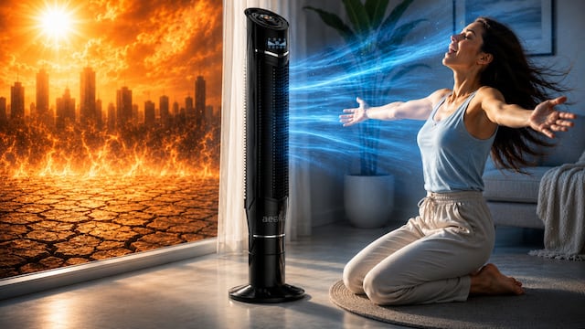 Los mejores ventiladores de torre y piso en México este 2026.