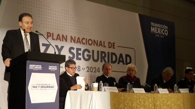 Alfonso Durazo presentó los detalles de la estrategia para afrontar la inseguridad durante el siguiente sexenio.