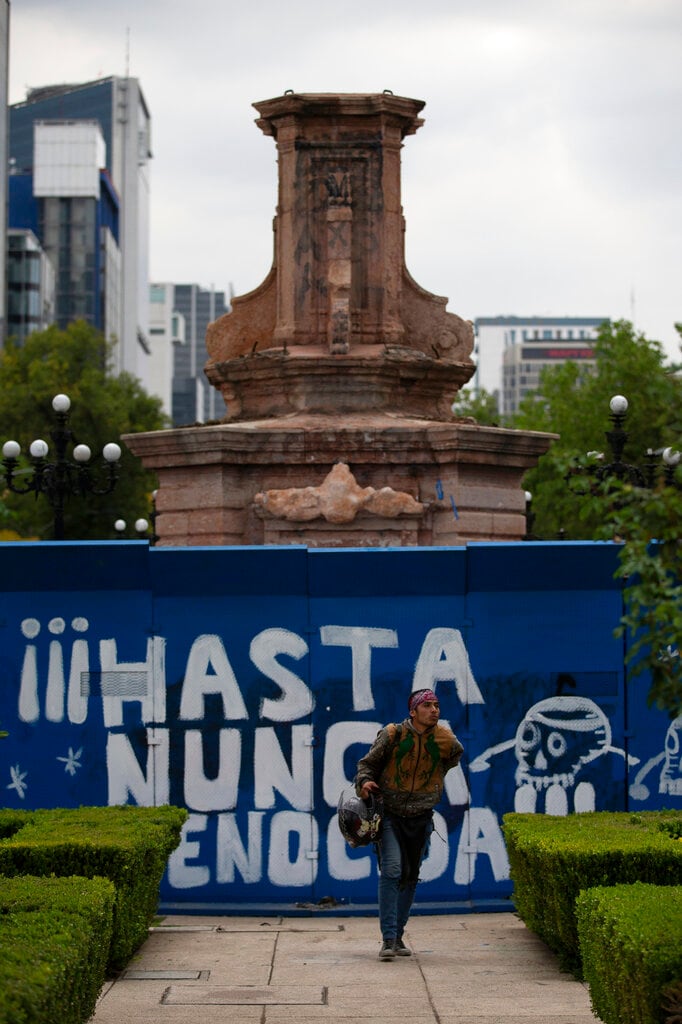 Sede de estatua de Cristóbal Colón en Reforma