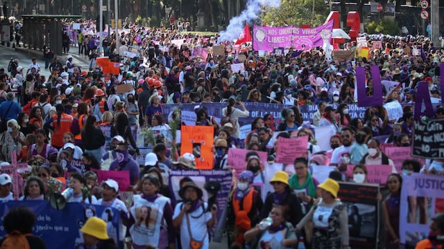 Marcha del 25 de noviembre 2022 en la CDMX