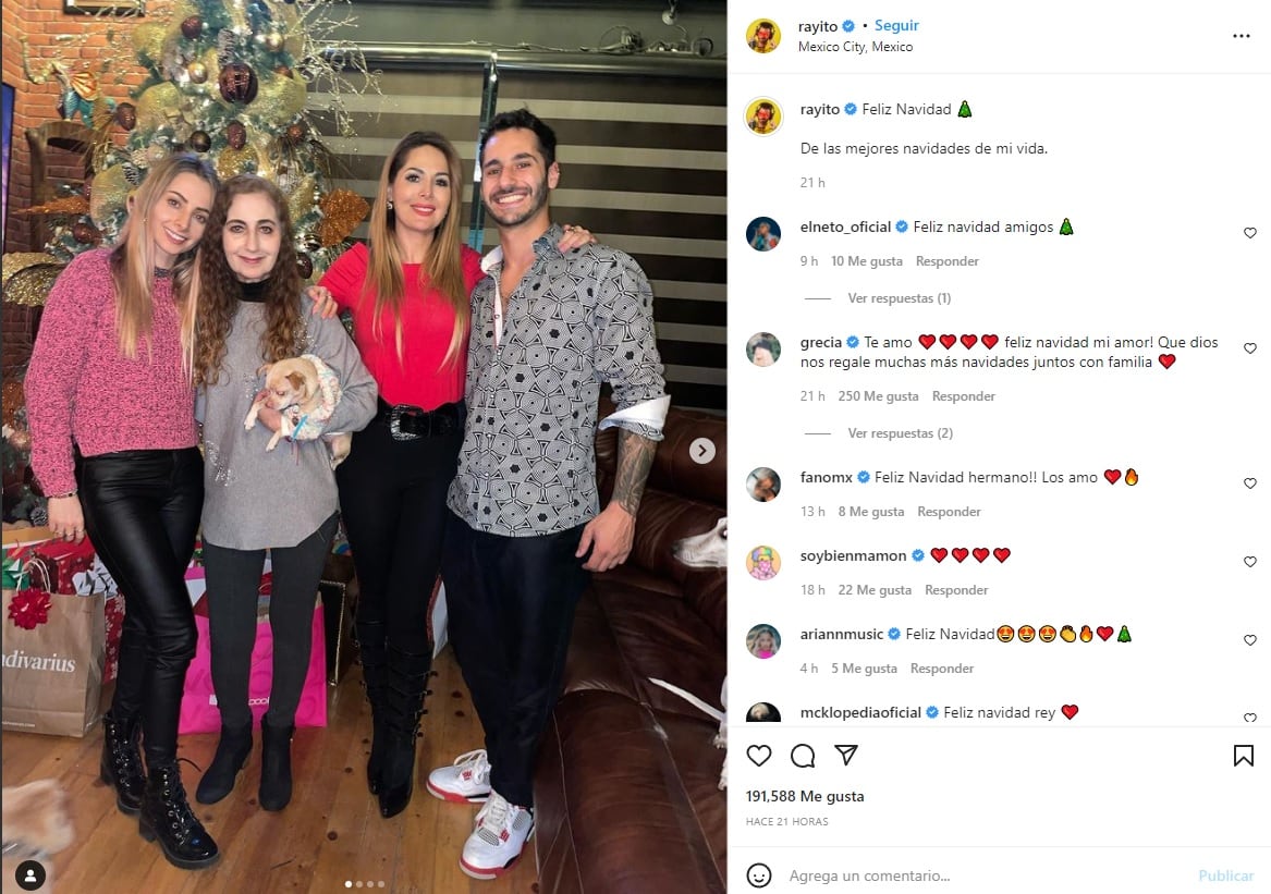 Rayito celebra Navidad con YosStop