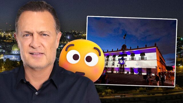 Querétaro proyecta bandera de Israel