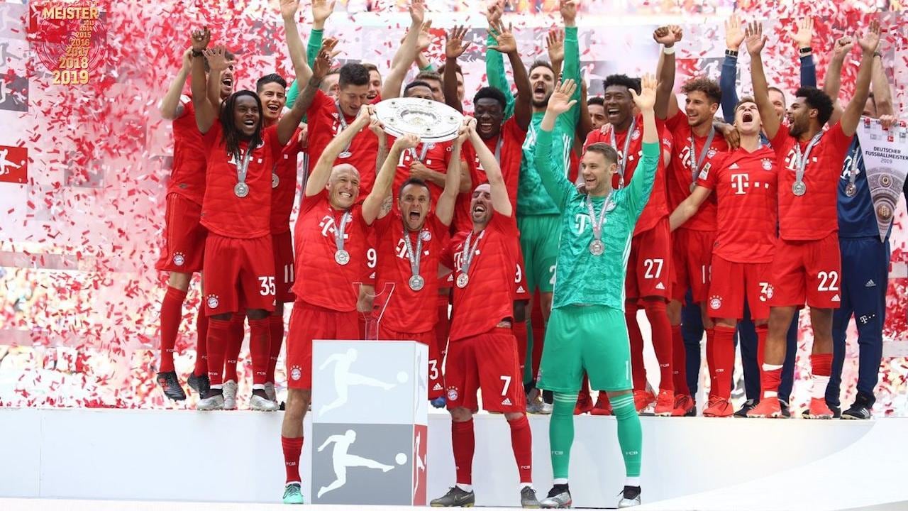 Robben y Ribery levantaron su último título de Bundesliga con el Bayern