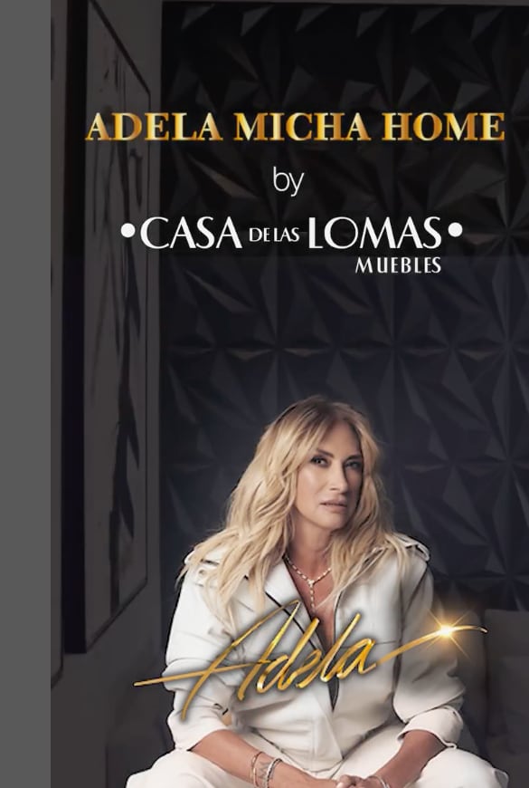 Adela Micha anuncia su colección de muebles con Casa de las Lomas.