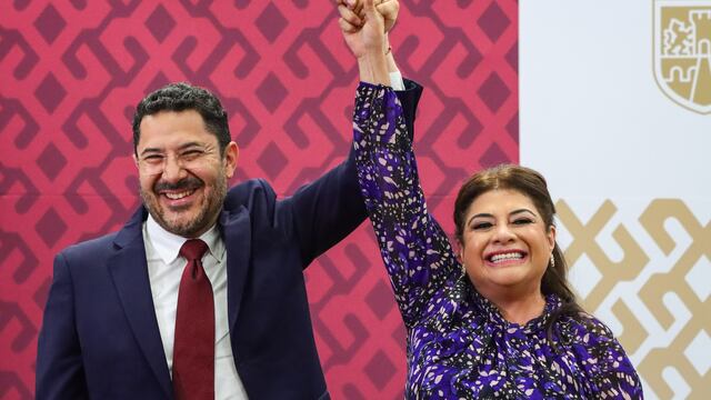 Clara Brugada y Martí Batres