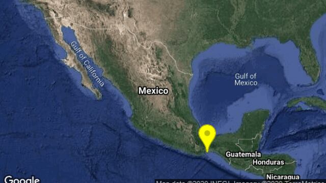 El sismo se dio al sur de Ciudad Ixtepec