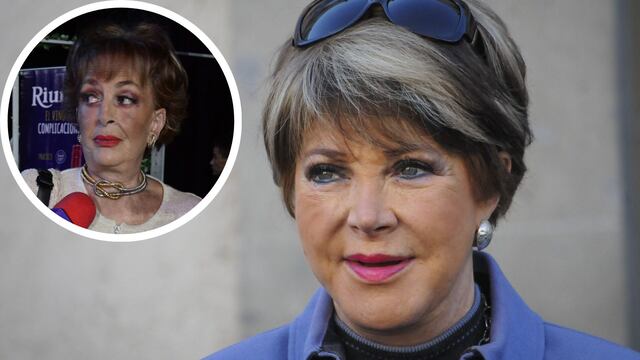 Lolita Ayala reaparece con oxígeno en misa del primer año luctuoso de Talina Fernández.