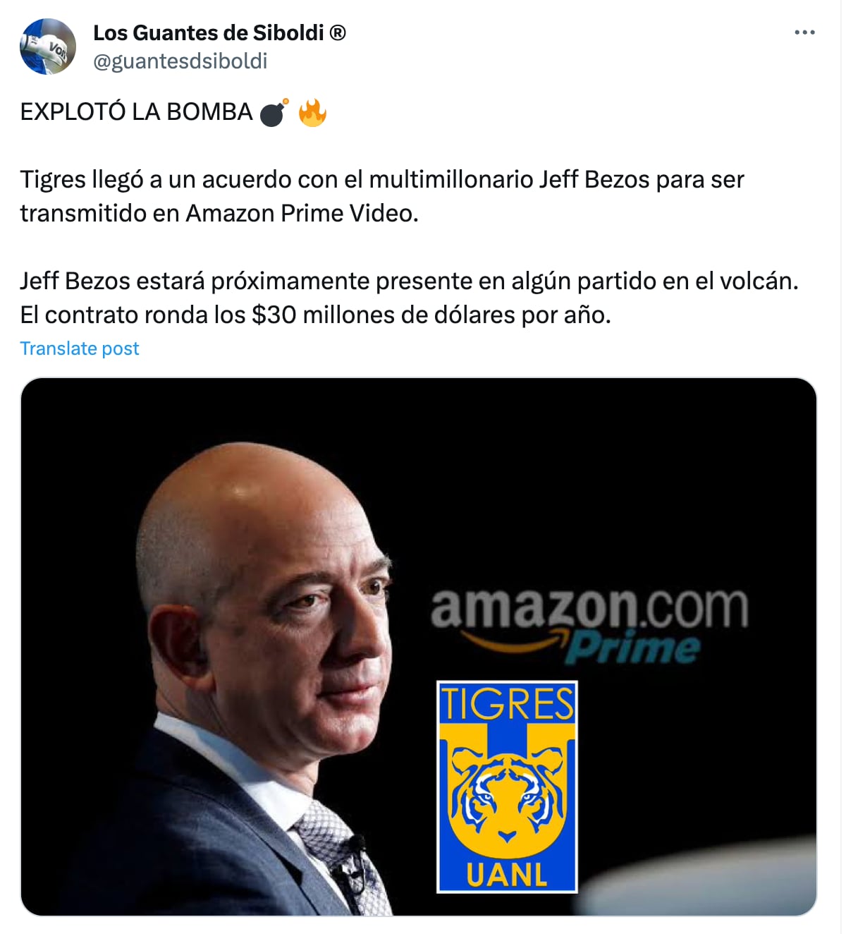 Surgen los rumores de que Tigres llegaría a Amazon Prime