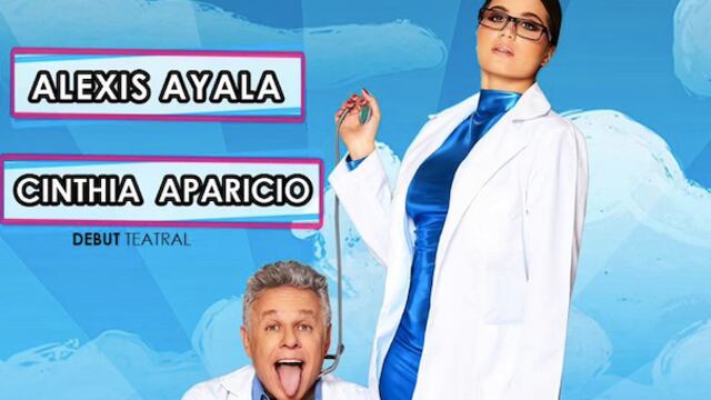 Alexis Ayala y Cinthia Aparicio juntos en obra de teatro