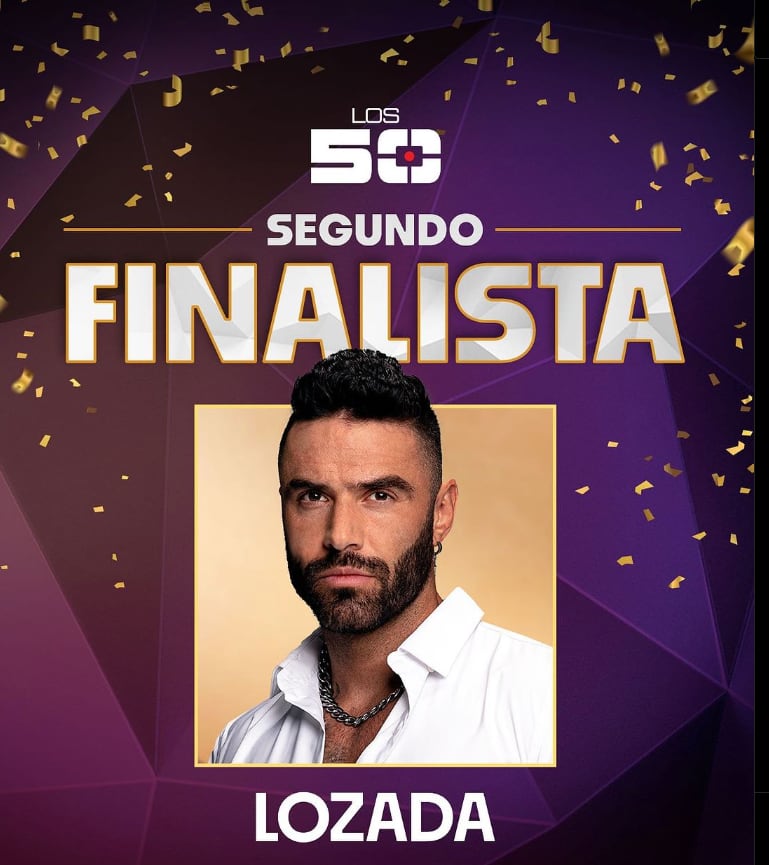 Fernando Lozada se consagra como el segundo finalista de Los 50