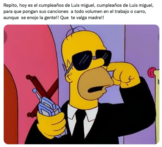 Memes del cumpleaños de Luis Miguel