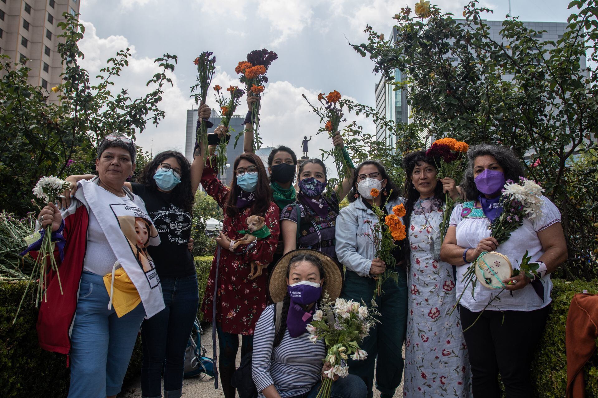 Madres y familiares de víctimas