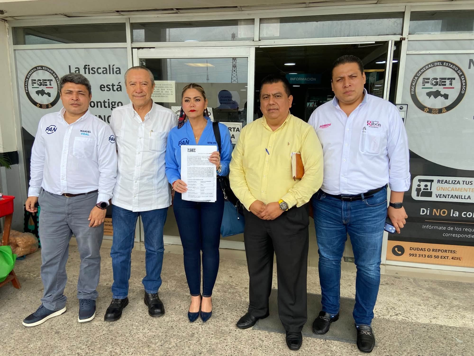 Kathia Bolio denuncia amenazas ante la Fiscalía de Tabasco