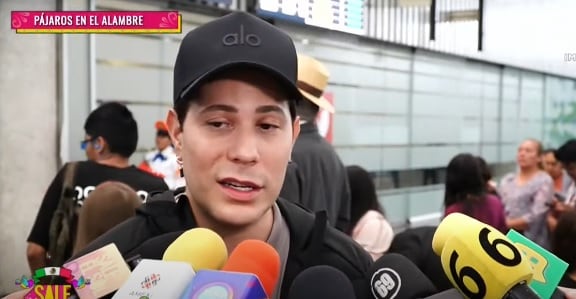 Christian Chávez reacciona a que Anahí siga trabajando con Guillermo Rosas.