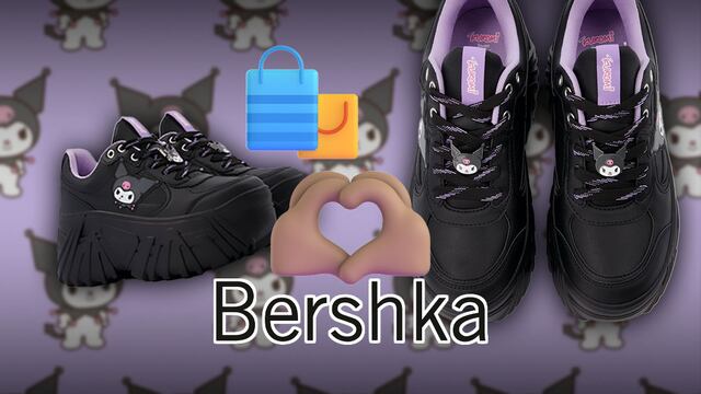 Tenis de plataforma Kuromi en Bershka