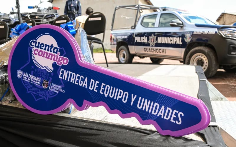Maru Campos refuerza seguridad en Guachochi con inversión superior a 10 mdp para seis municipios.