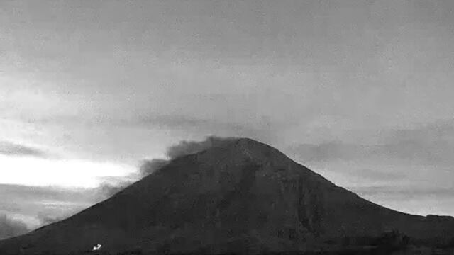 Volcán Popocatépetl el 9 de enero