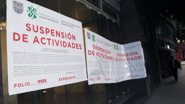 Call center clausurado.