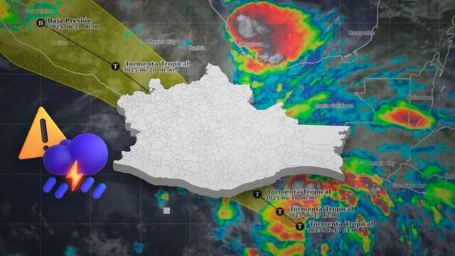 Tormenta tropical Erick afectará a 22 municipios de Oaxaca