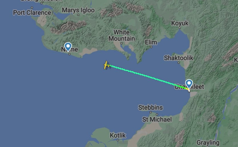 Avión desaparece en Alaska