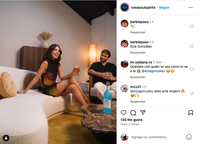 Eiza González, tequila