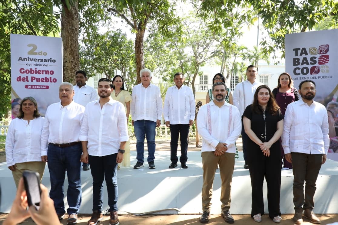 Javier May cumple dos años de gobierno y plantea profundizar cambios en Tabasco