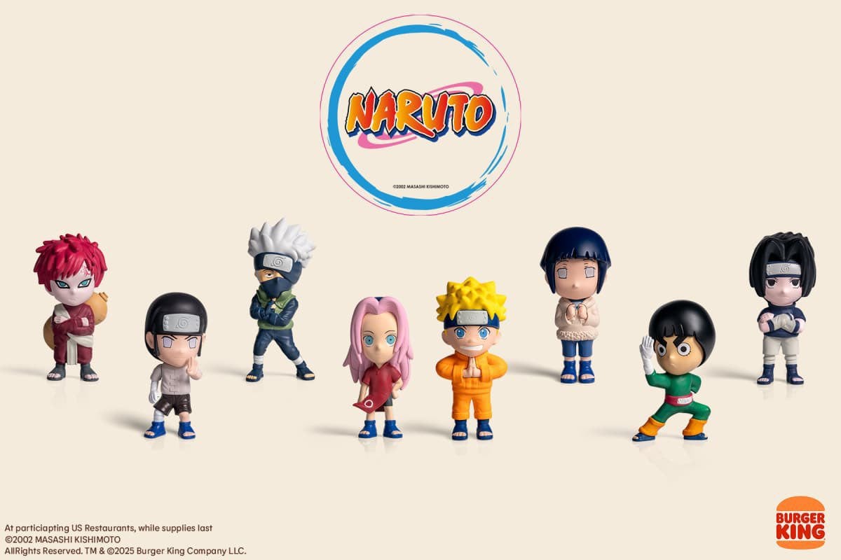 Colección de Naruto en Burger King México