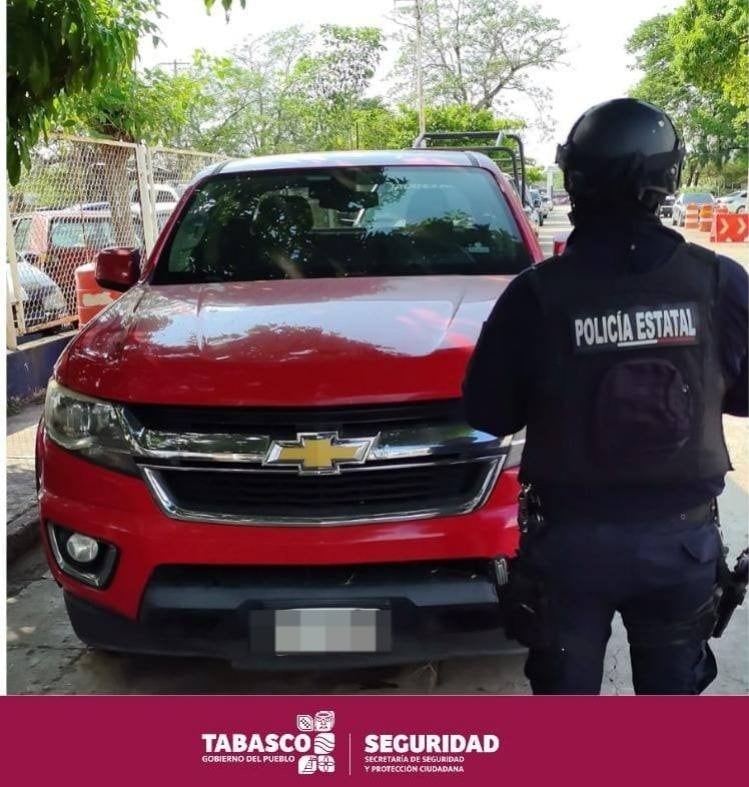 SSPC y FIRT Olmeca aseguran vehículos robados