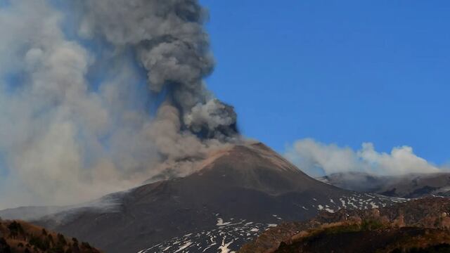 Erupción del volcán Etna