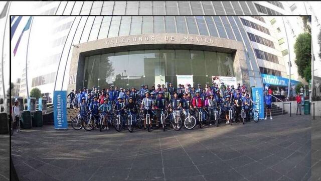 Inicia Telmex programa piloto de préstamos de bicicletas