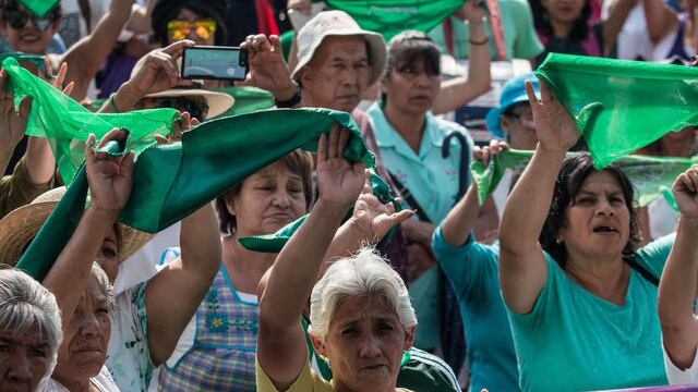 Protesta por la despenalización del aborto en México