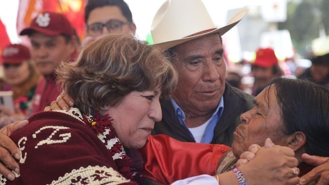 Delfina Gómez en San Felipe del Progreso