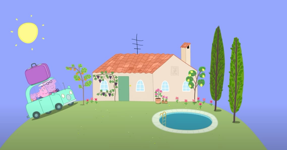 Peppa Pig encuentra una cabaña oculta en el bosque