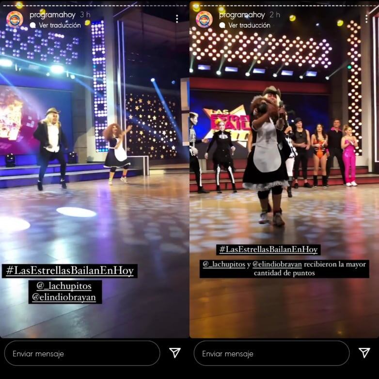 La Chupitos se salva de concurso de baile en Hoy.