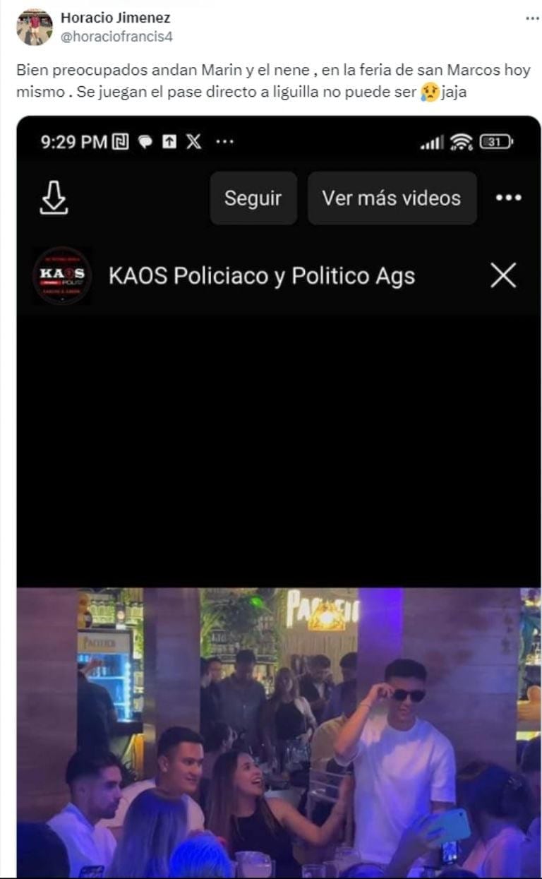 Imagen de los jugadores de Chivas enfiestados