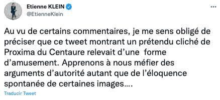 Étienne Klein, científico francés, confunde estrella con un chorizo
