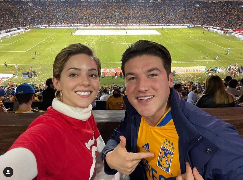Samuel García y Mariana Rodríguez