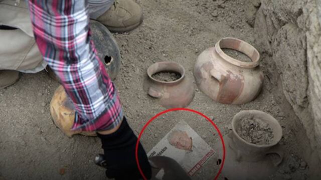 Hallan volante de campaña de AMLO en ruinas de Tajin.