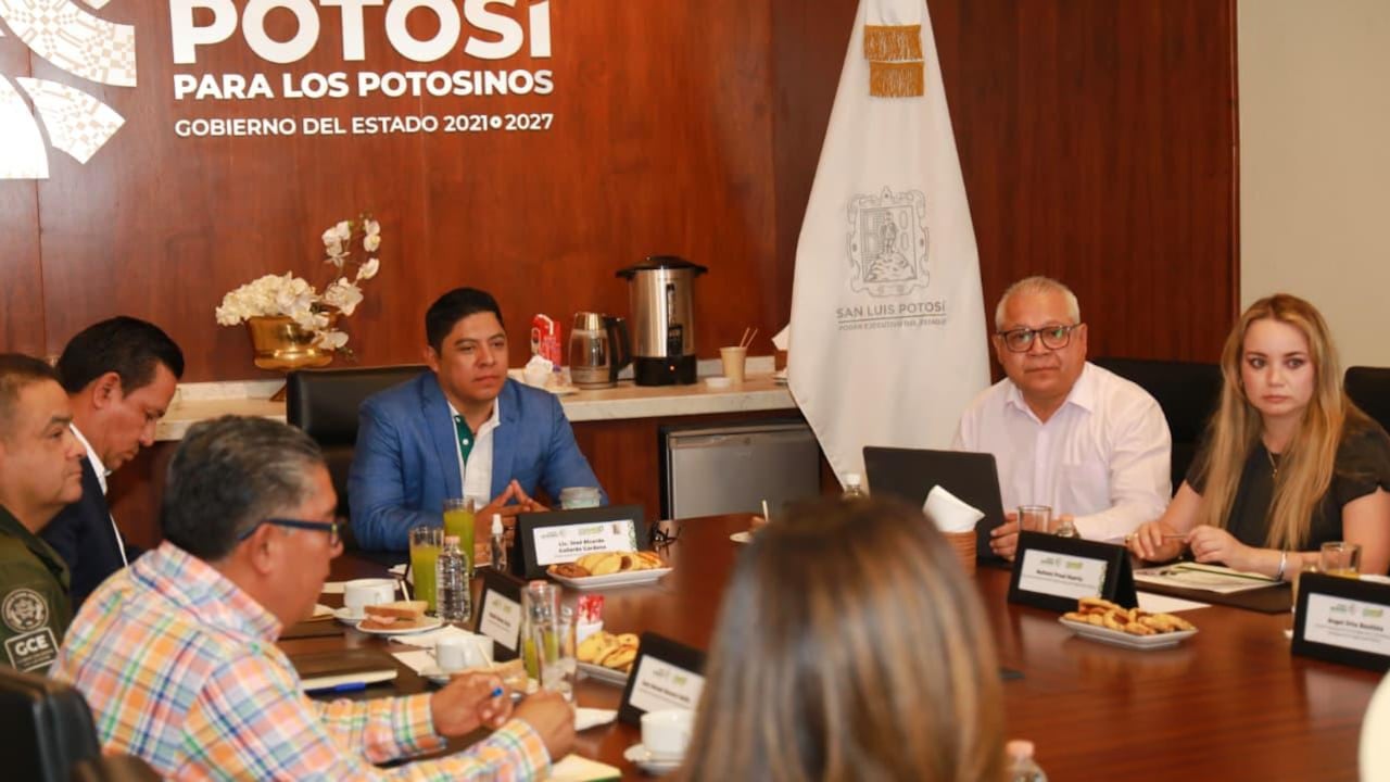 Ricardo Gallardo consolida acciones de seguridad con alcaldes de San Luis Potosí