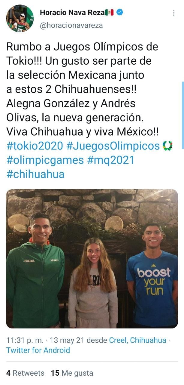 Publicación de Twitter