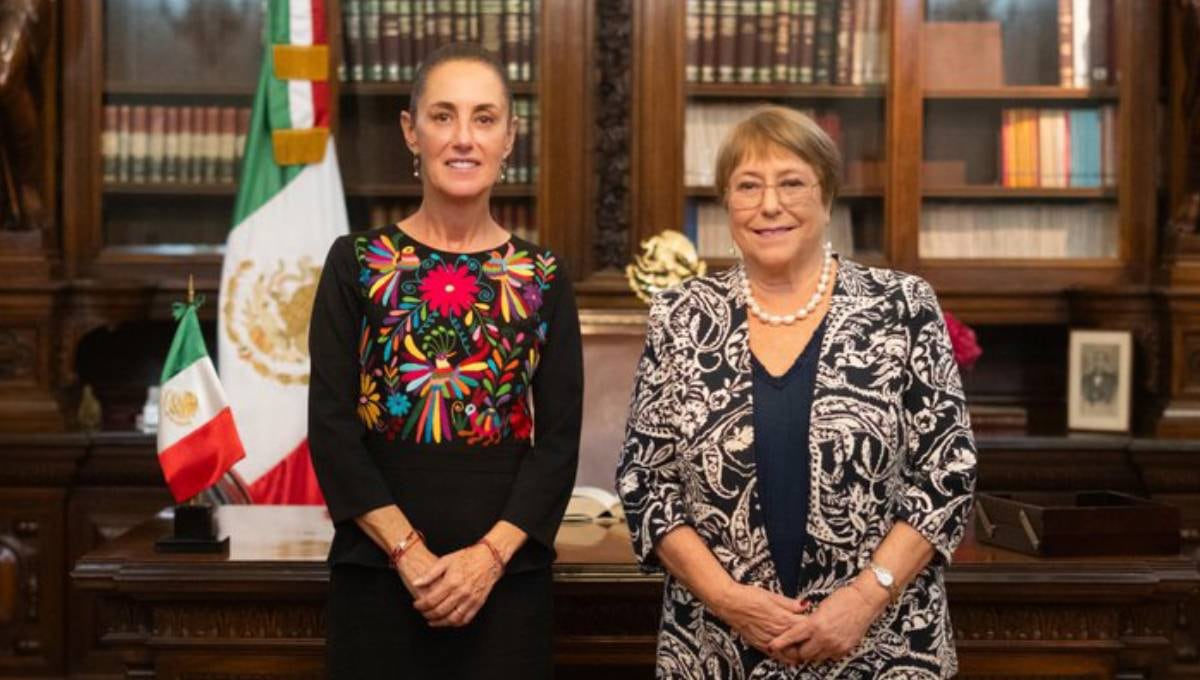 Claudia Sheinbaum ratifica respaldo de México a Michelle Bachelet para la ONU