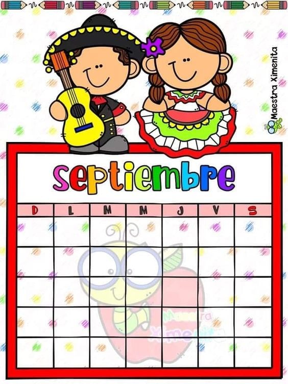 Calendario septiembre 2024 para imprimir