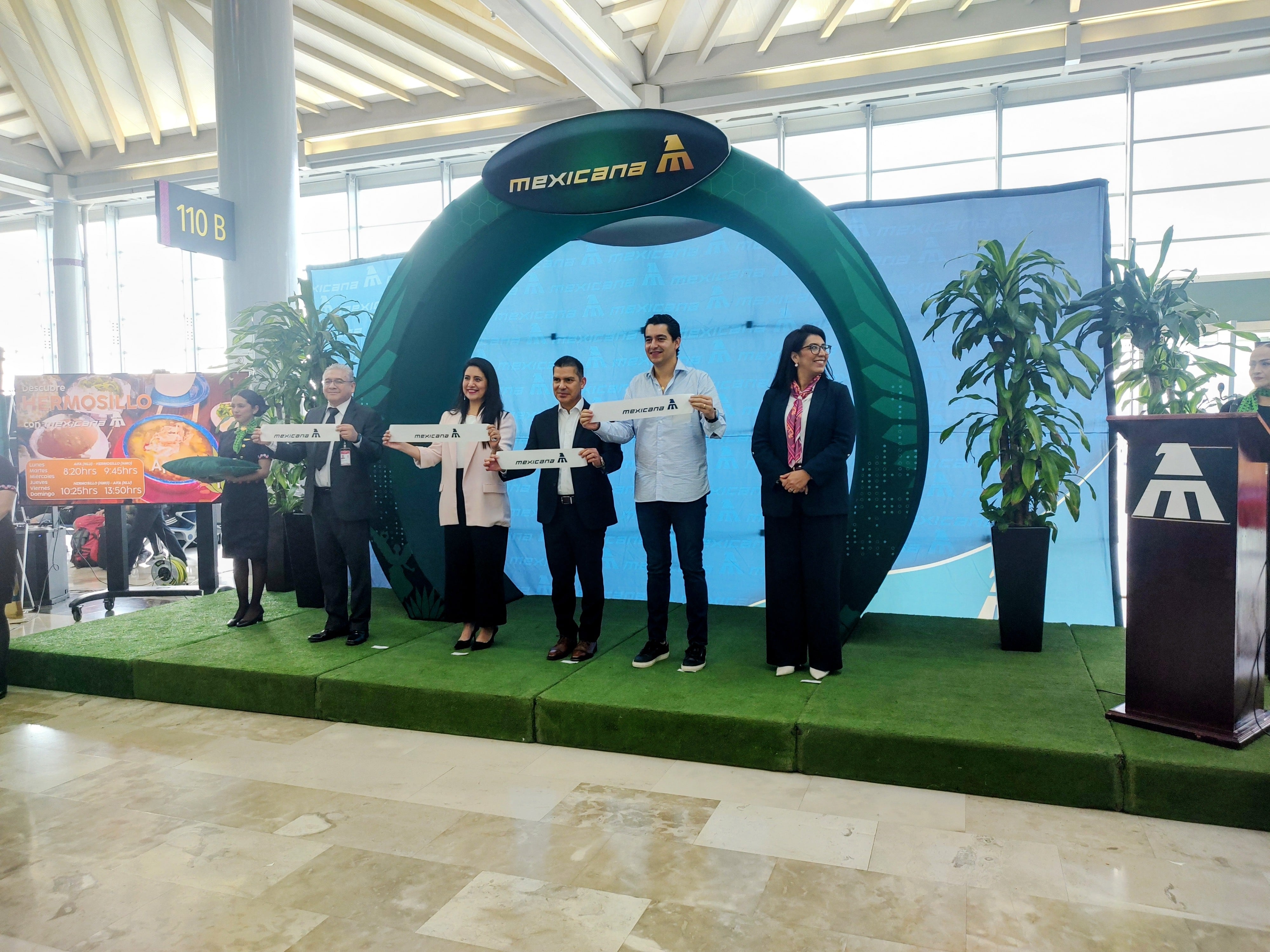 Mexicana inaugura vuelo a Hermosillo