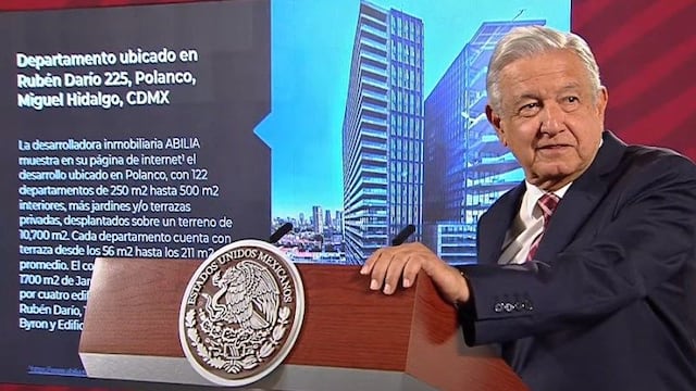 AMLO expone departamento de Loret