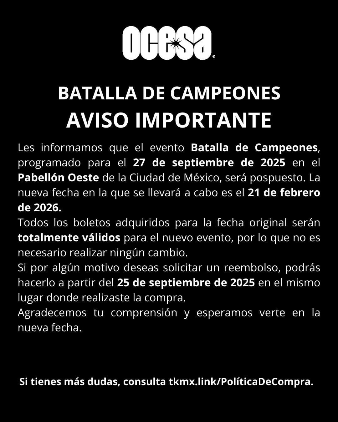 Batalla de Campeones 2025