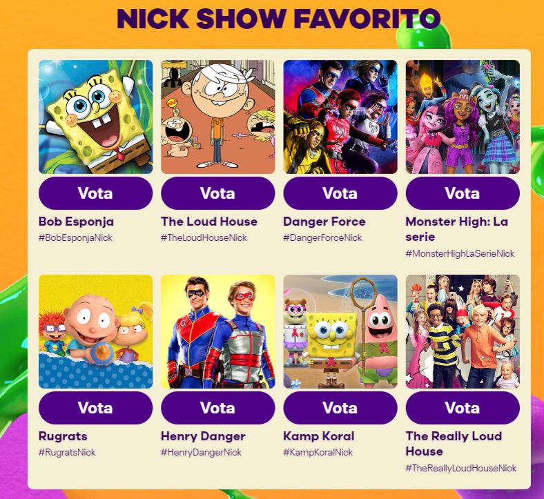 Nominados a los Kids Choice Awards México 2023